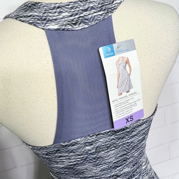 👗NWT🤩 |•MPG•| Heathered Purple Activewear Dress Size XS - Picture 4 of 8